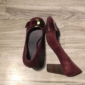 Nicole suede heels